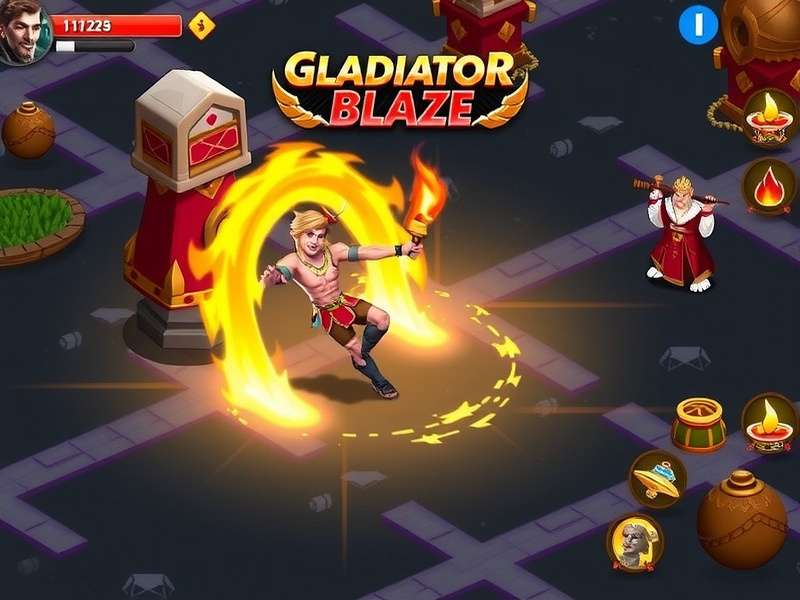Gladiator Blaze gameplay screenshot
